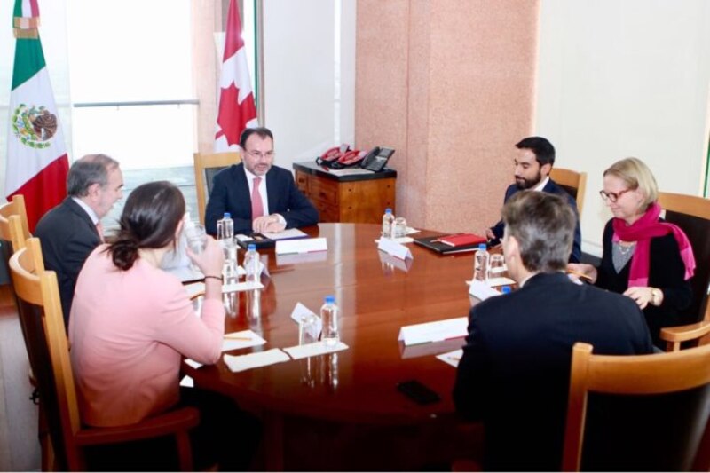 Reunión bilateral entre México y Canadá