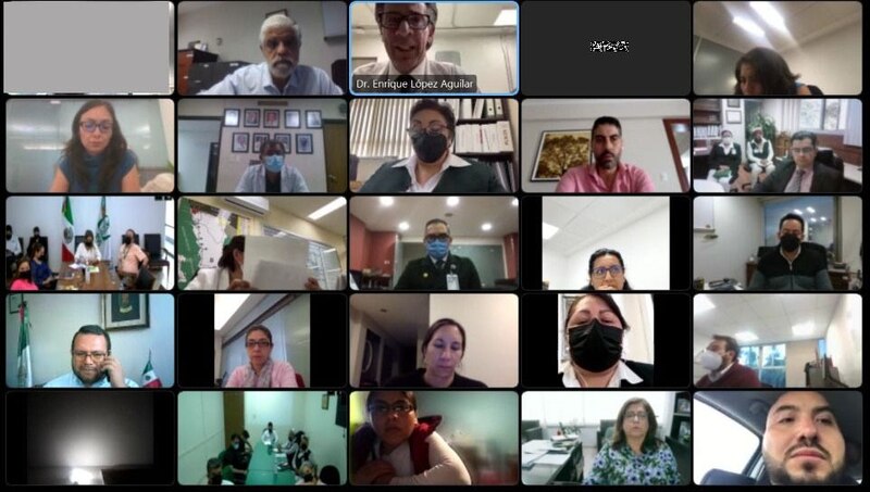 Reunión virtual de trabajo