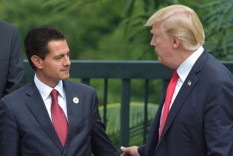 Trump y Peña Nieto se reúnen en la Casa Blanca