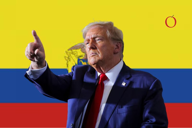 Donald Trump y la bandera de Colombia