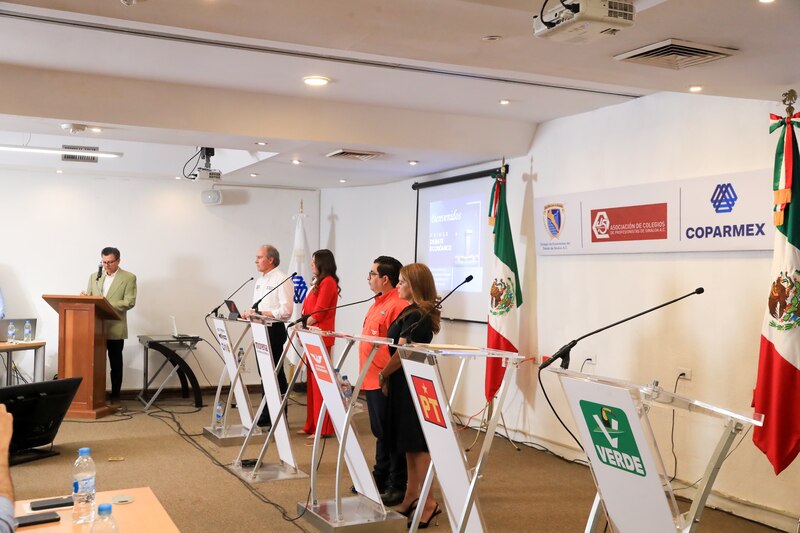 Primer debate económico entre candidatos a la gubernatura de Sinaloa