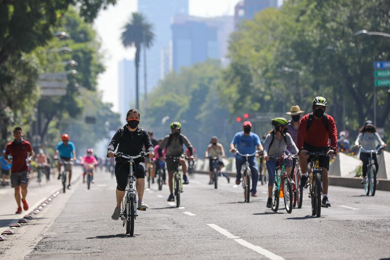 Ciclistas en la ciudad