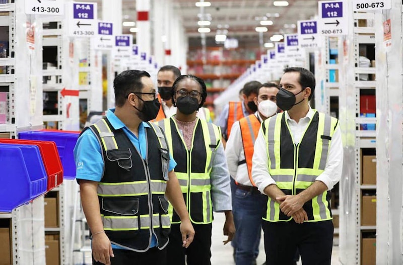 Visita a un almacén de Amazon