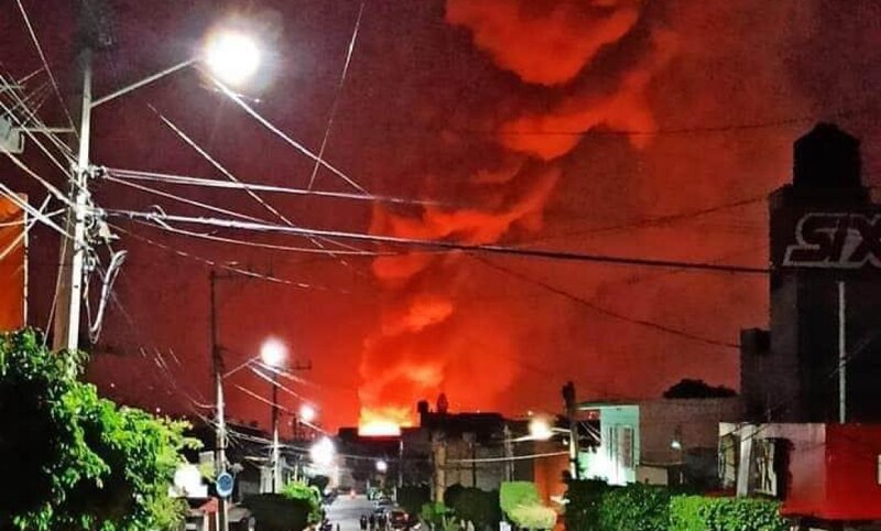 Incendio en la Ciudad de México
