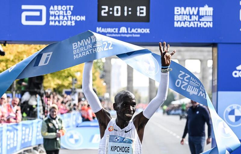 Eliud Kipchoge gana el Maratón de Berlín 2022