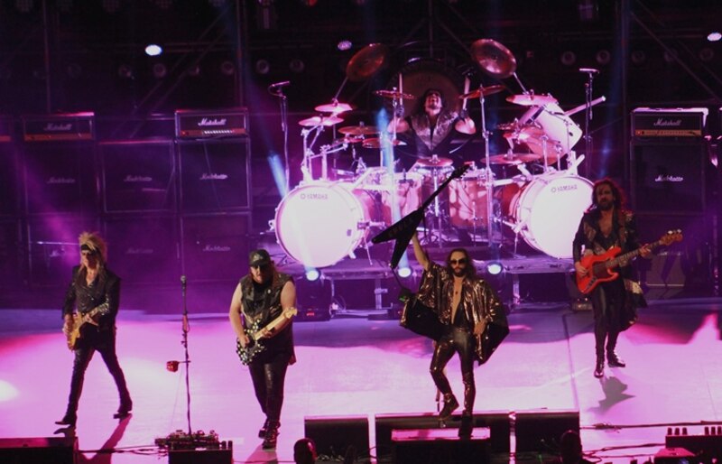 Concierto de rock en vivo