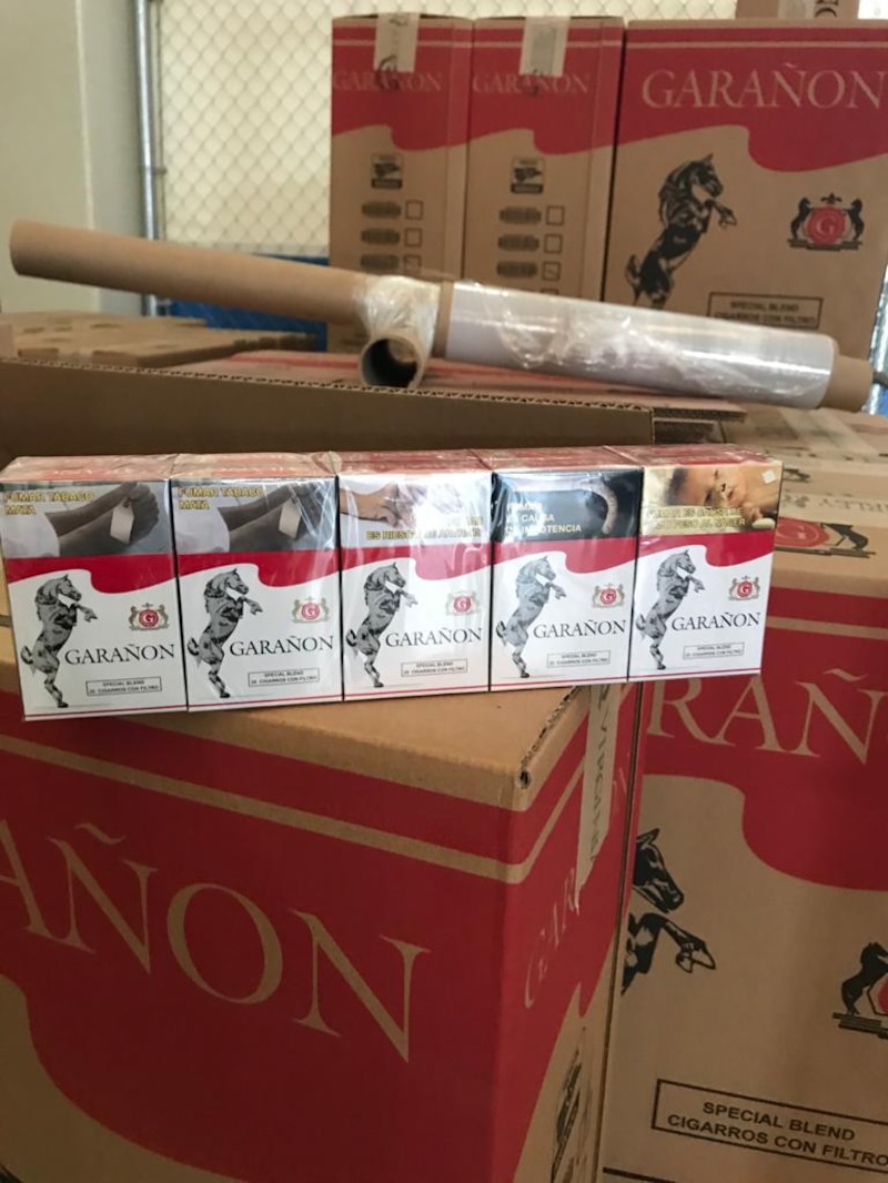 Cajas de cigarrillos GARAÑON