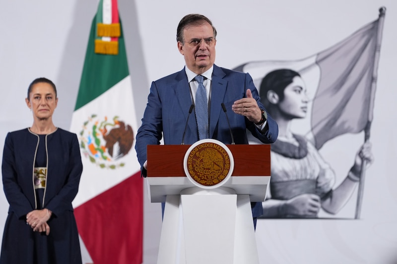 El secretario de Economía, Marcelo Ebrard El secretario de economía señaló que por el TMEC, están protegidas de aranceles casi el 90% de las exportaciones de México a Estados Unidos