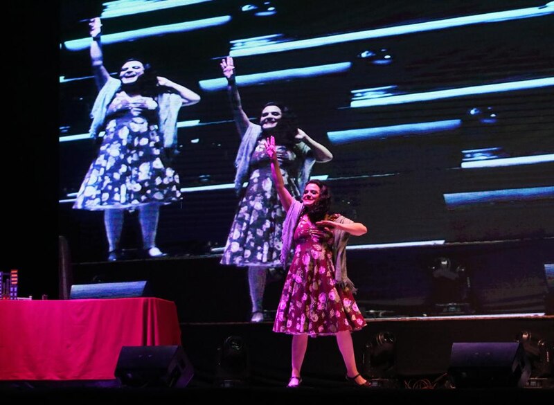 Cantante en concierto