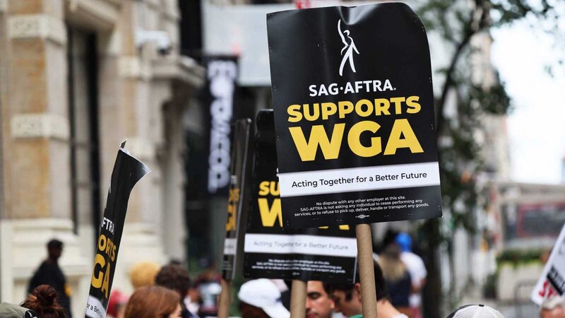 Protesta de la WGA