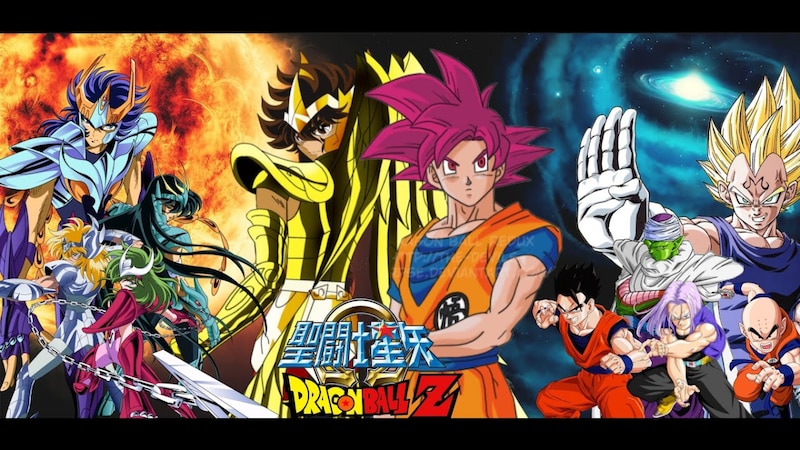 Los Caballeros del Zodiaco vs Dragon Ball Z