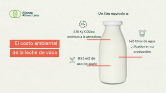 Igualdad Animal: Alianza Alimentaria expone el consumo desmedido de agua de la industria láctea