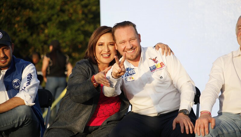 AMLO respalda a Claudia Sheinbaum y Mario Delgado en el cierre de campaña en la CDMX