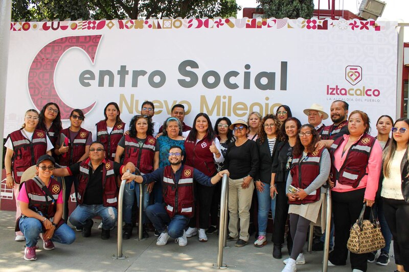 Miembros del Centros Social Nuevo Milenio