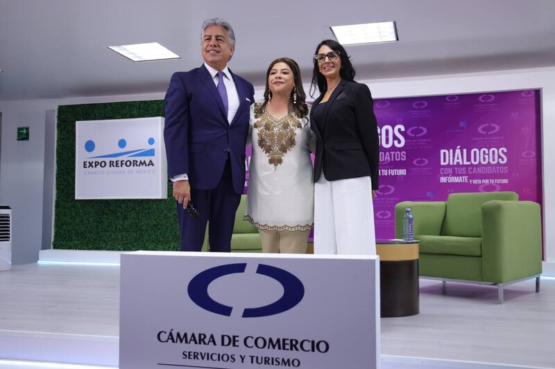 Reunión de empresarios con candidatos a la presidencia de México