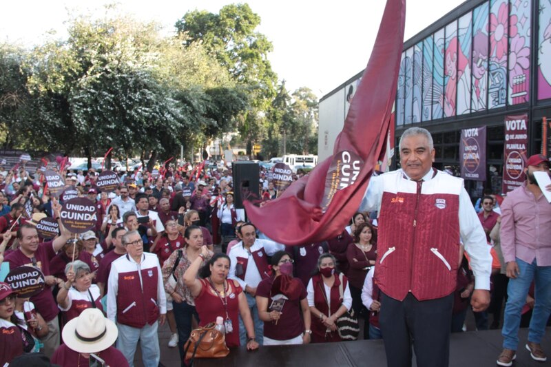 Multitudinario evento de Unidad Guinda en apoyo a la candidata a la gubernatura de Zacatecas