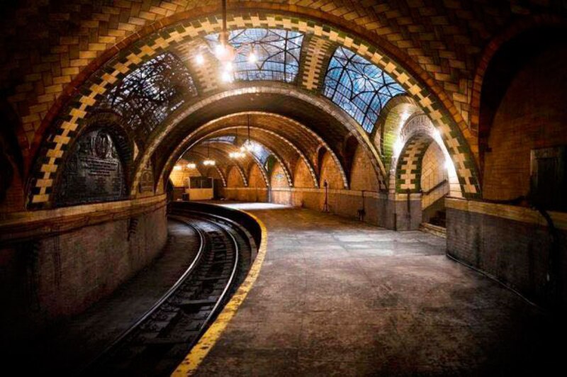 Estación de metro City Hall en Nueva York