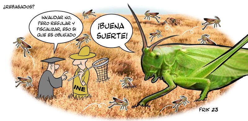 El INE y los chapulines