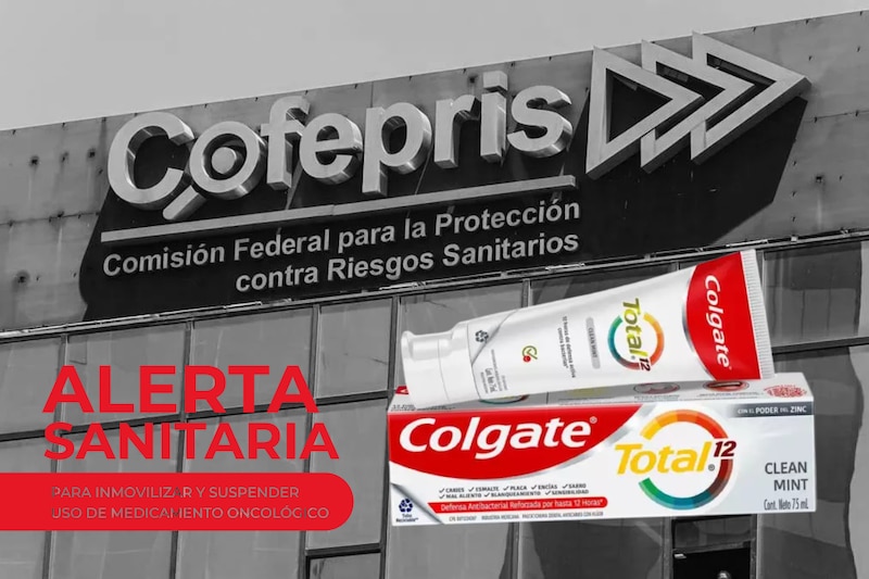 Alerta Santinaria por triclosán en pasta dental Colgate Total