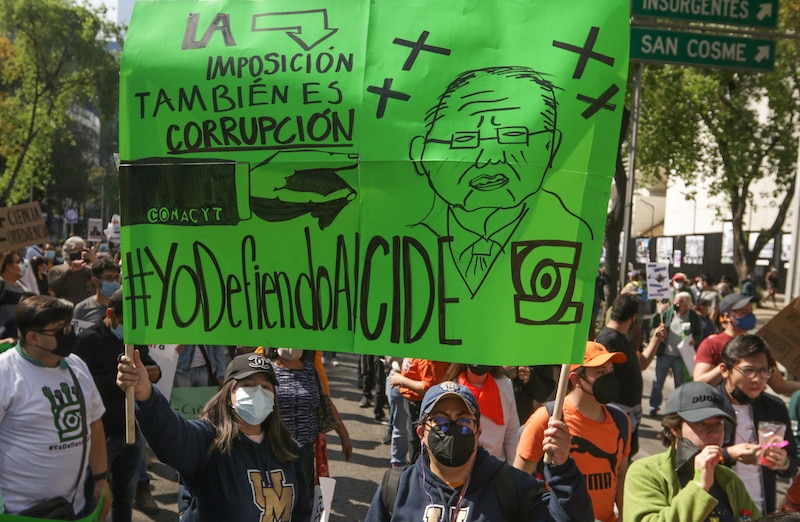 Protesta contra la corrupción en México