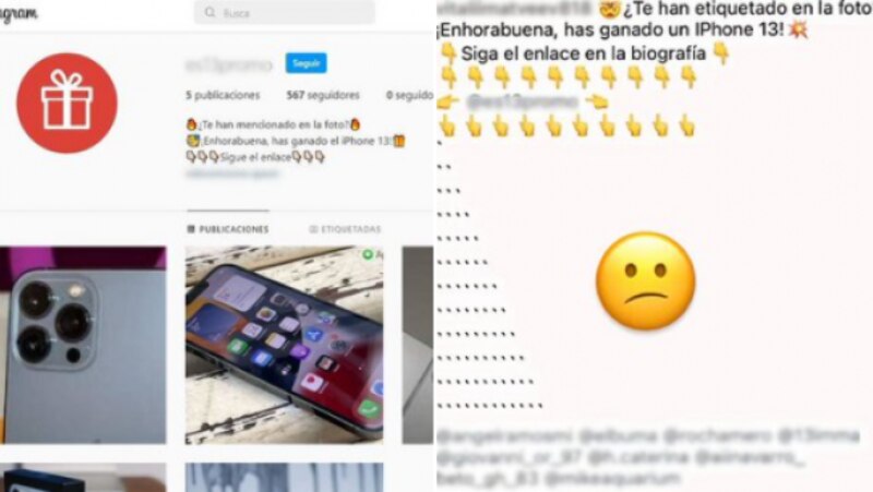 ¡Enhorabuena! Has ganado un iPhone 13