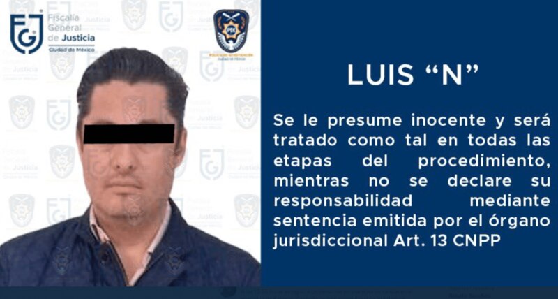 Detienen a Luis “N” por el delito de homicidio calificado