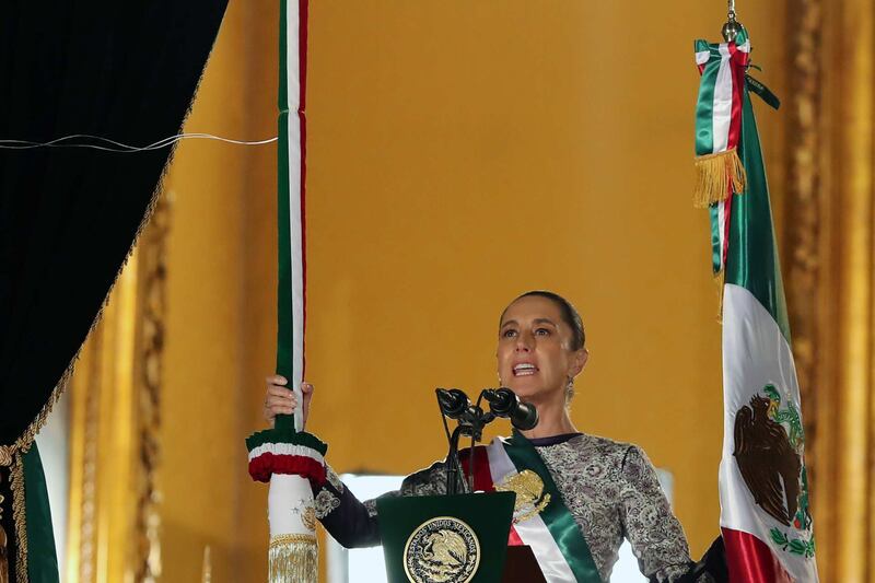 Primer grito de Independencia de Claudia Sheinbaum