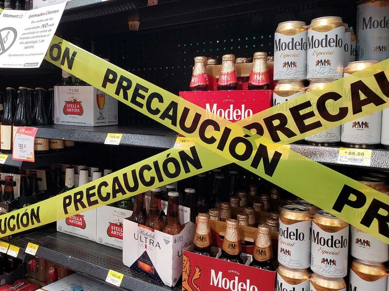 Title: Bebidas alcohólicas prohibidas en Walmart el domingo 1 de agosto