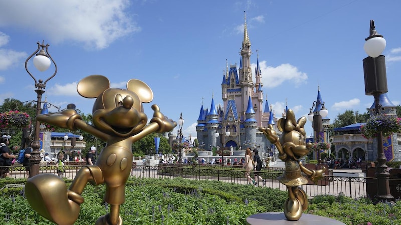 Mickey y Minnie Mouse en Disney World