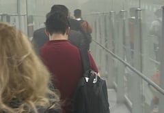 Presencia de humo en la Terminal 2 del AICM activó protocolos de emergencia