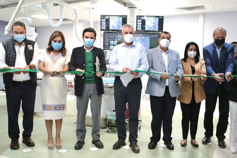 Inauguración de la nueva sala de rayos X del Hospital General de México