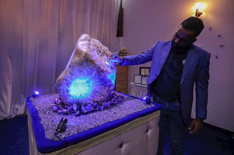 Zafiro gigante de Sri Lanka