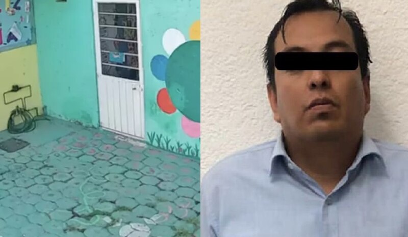 Detienen a presunto violador de niños en kínder de Ecatepec