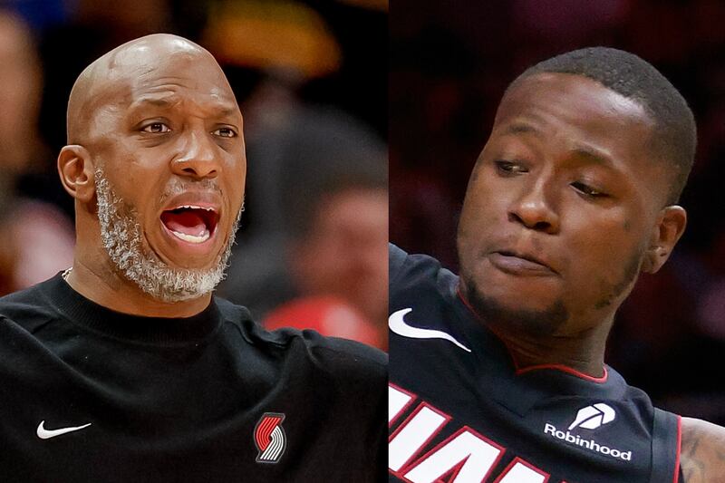 Chauncey Billups y Terry Rozier NBA