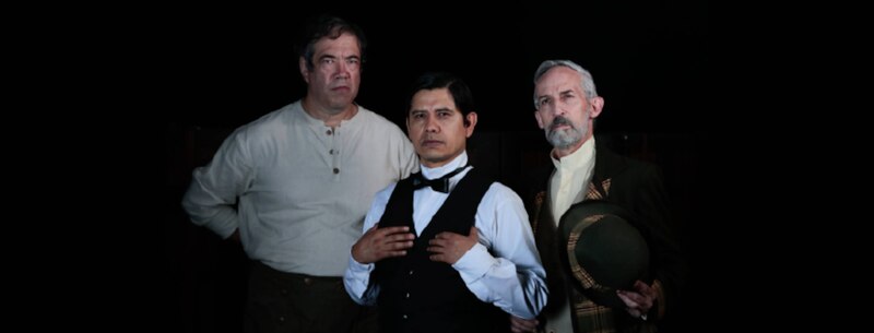 Tres hombres serios
