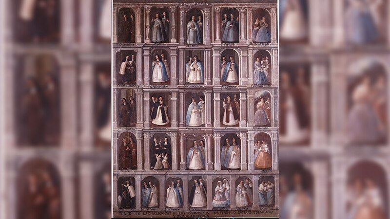 Traje de las religiosas de los conventos de México, de los colegios y recogimientos