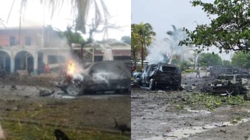 Coche bomba explota en Coahuayana, Michoacán
A más de un día de los hechos, el área donde ocurrió la explosión permanece bajo resguardo mientras continúan los trabajos periciales