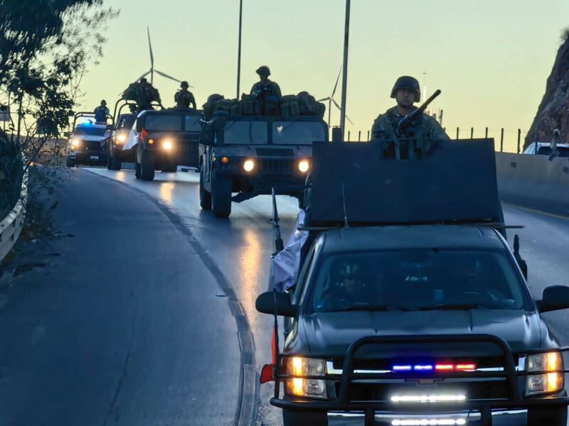 Militares en la frontera