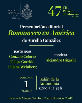 “Romancero en América”, edición, estudio y notas de Aurelio González
