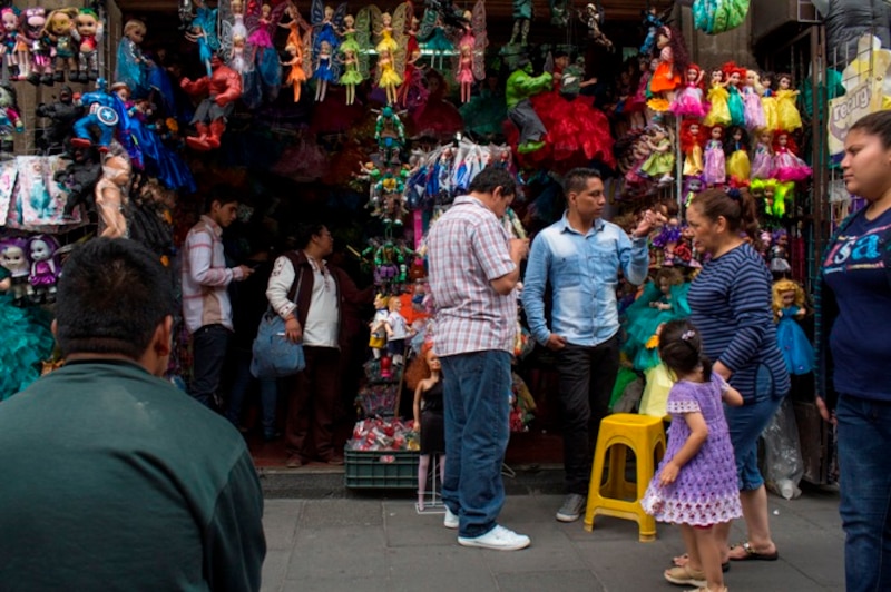 Mercado de artesanías en México