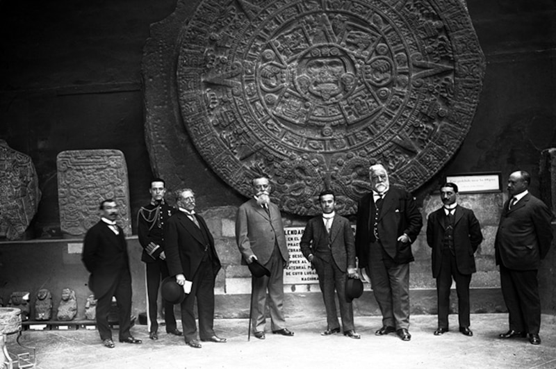 Porfirio Díaz y su gabinete