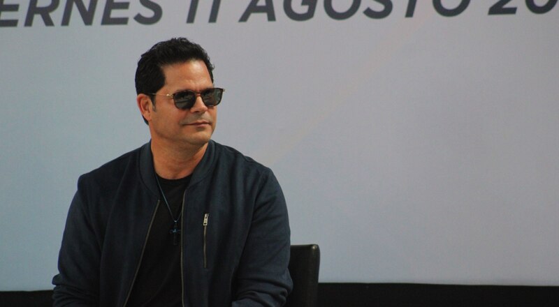 El actor mexicano Gael García Bernal en una conferencia de prensa.