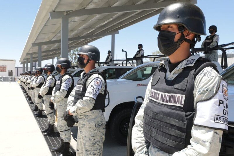 Soldados de la Guardia Nacional mexicana