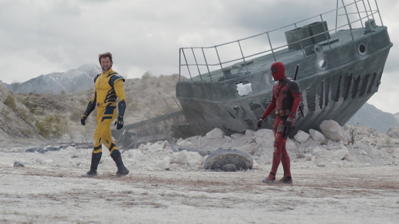 Deadpool y Wolverine caminan juntos