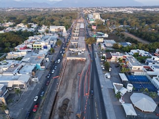 Avanza un 79% la construcción de pasos superiores vehículares arco norte y sur en Colima