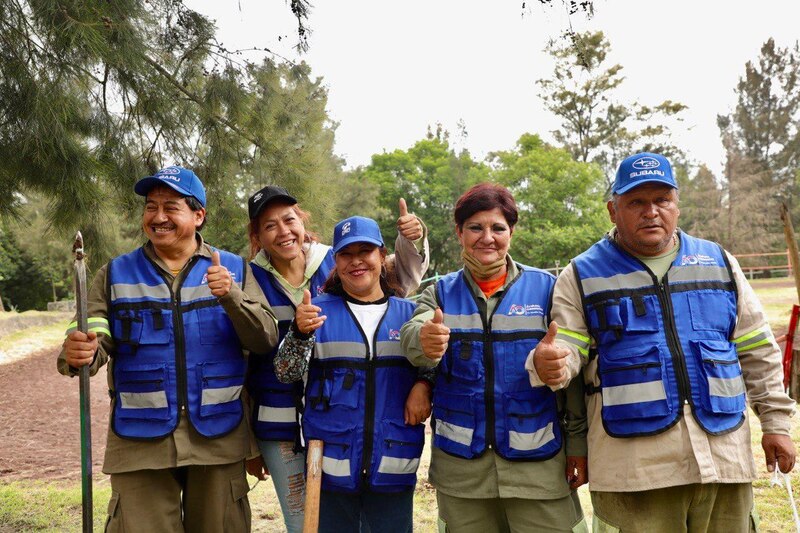 Voluntarios de limpieza de parques