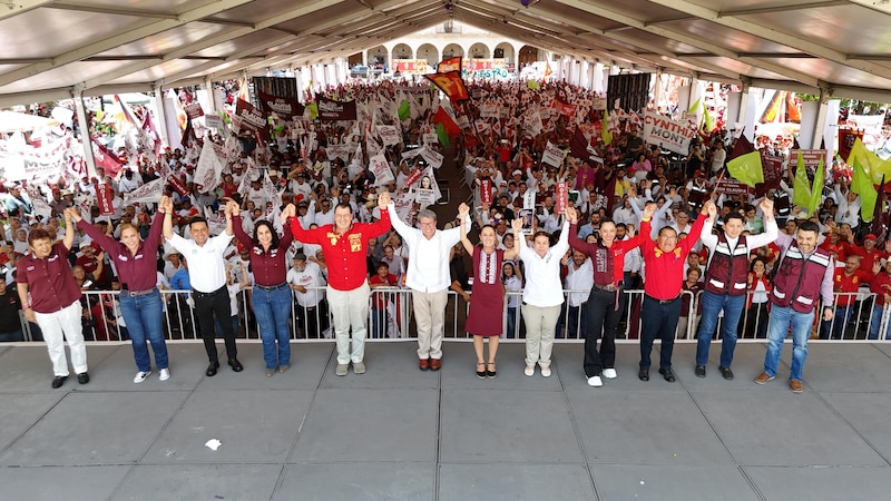 AMLO respalda a Claudia Sheinbaum en el cierre de campaña en Durango