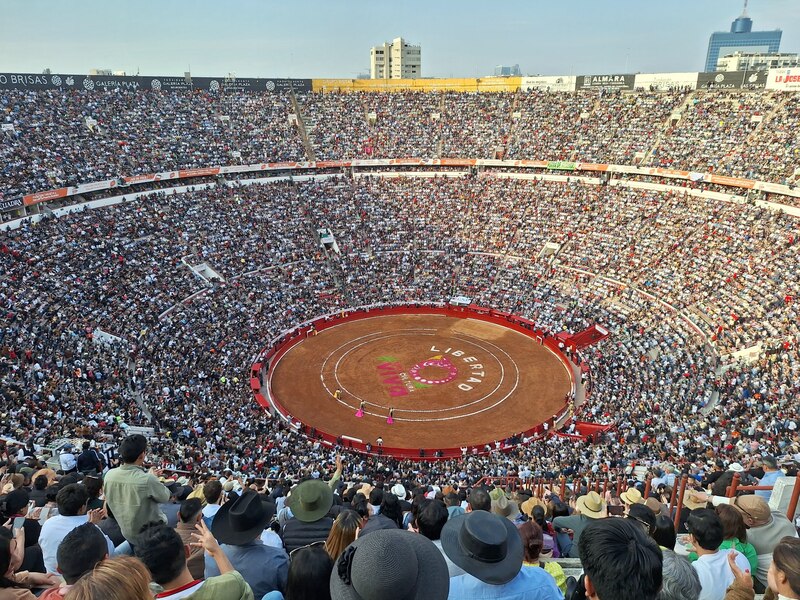 Corrida de toros en la Plaza México