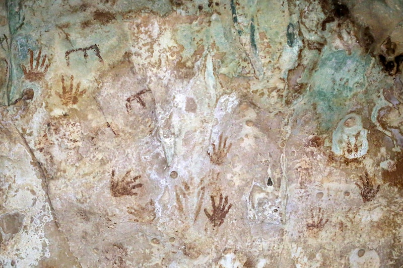 Pinturas rupestres en la cueva de Altamira