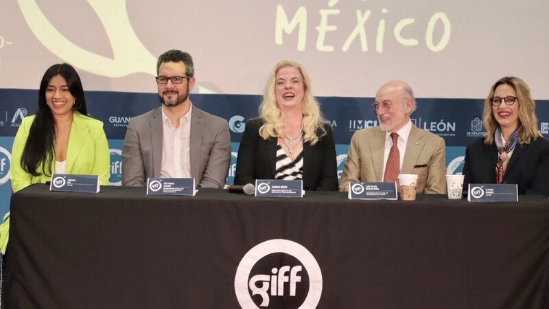 Presentación de la película "gif" en el Festival Internacional de Cine de Guanajuato